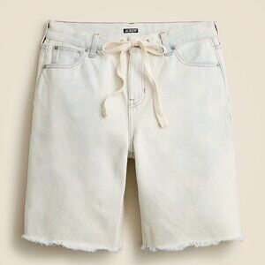 J. Crew Relaxed knee-length denim short with tie Size 26